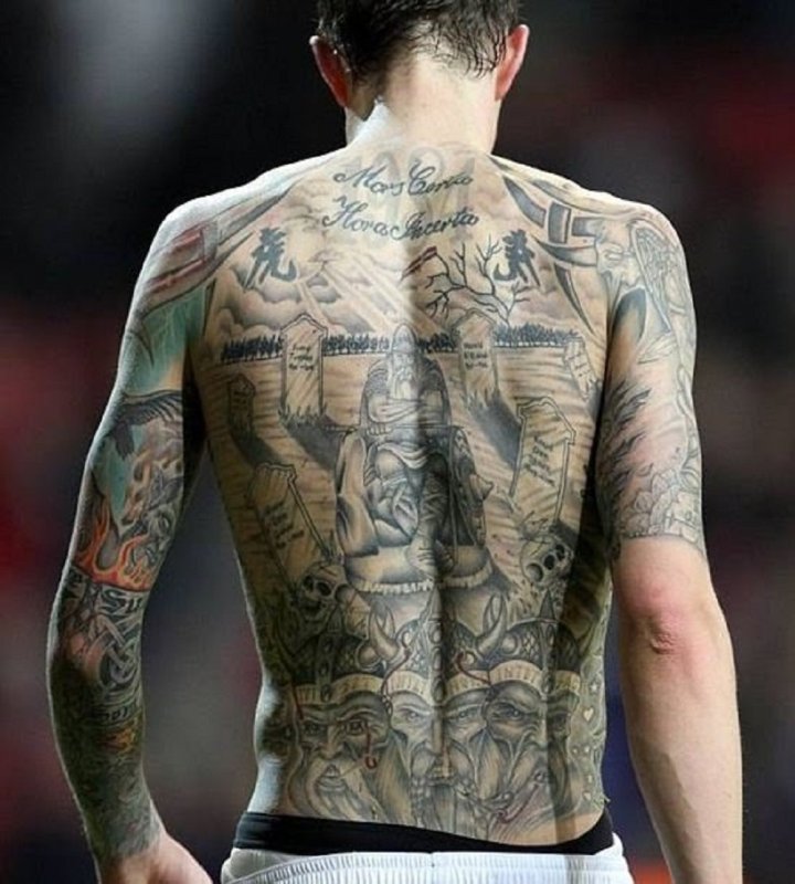 David Beckham тату