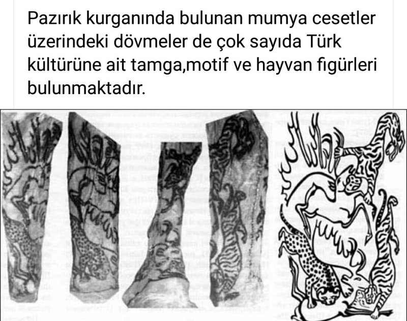 Пазырыкский Курган тату