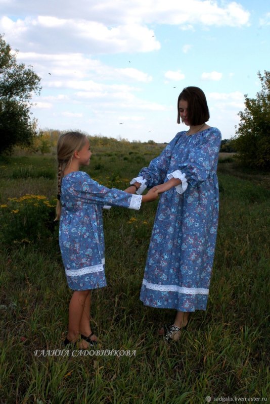 Крестьянское платье