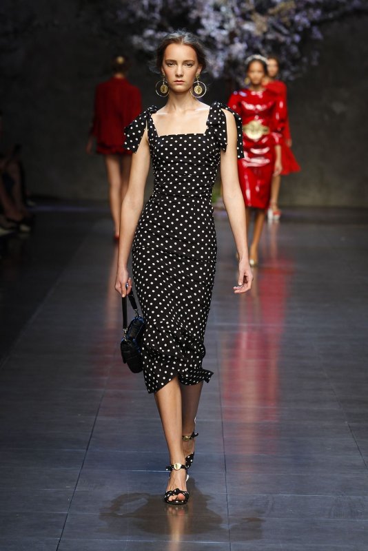 Dolce & Gabbana платье с квадратным вырезом