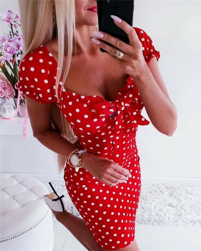 Zara платье в горошек с драпировкой