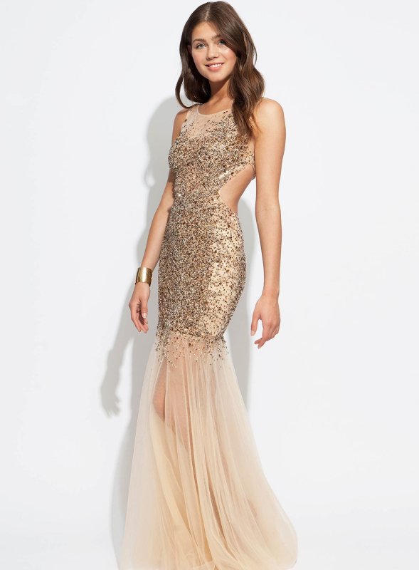 Платье Jovani серное черное платье