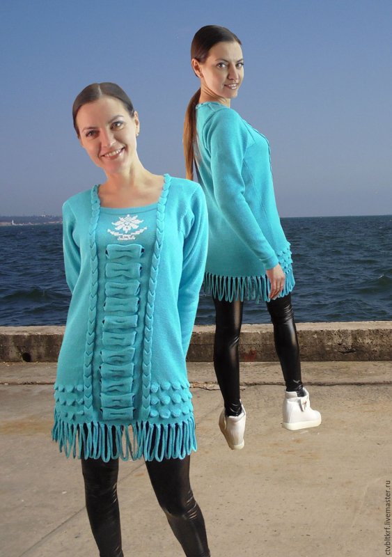 Вязаные платья для женщин