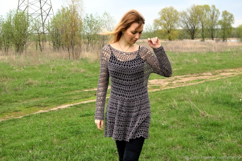 Вязаные платья для женщин