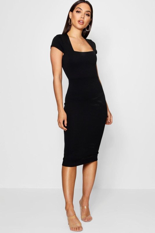 Boohoo платье черное