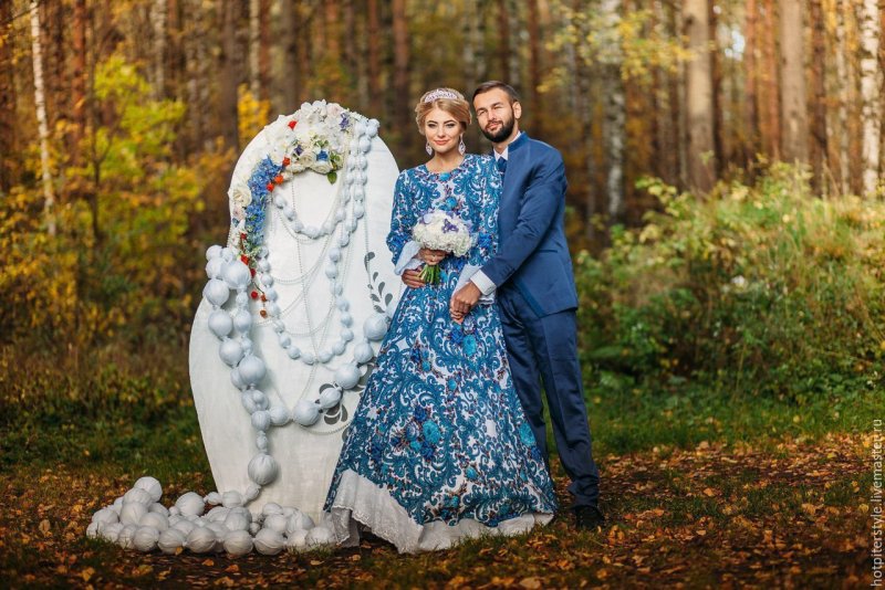 Свадьба в русском народном стиле
