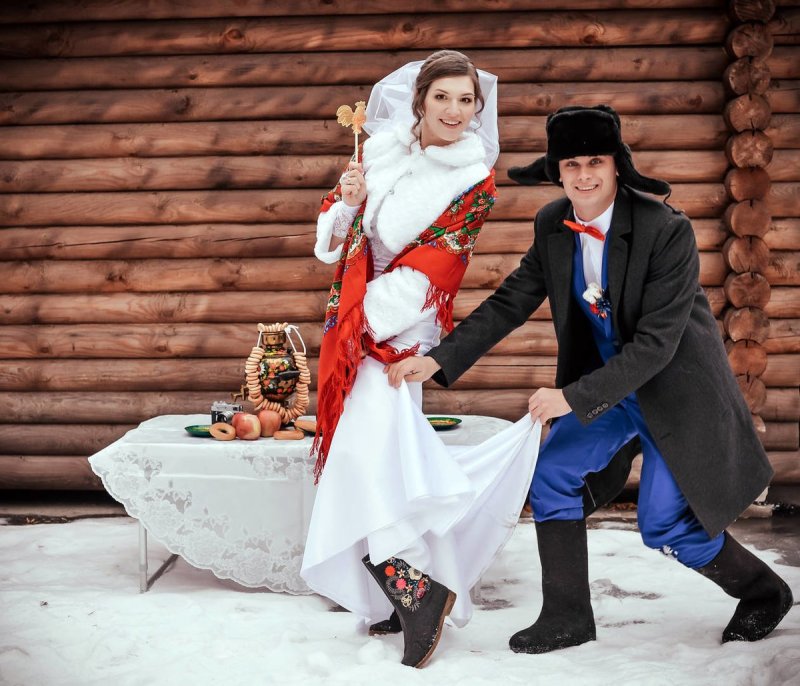 Свадьба в русском народном стиле