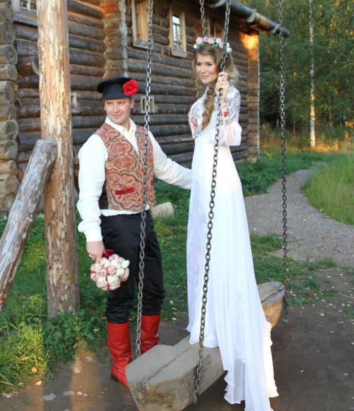 Венчание в народном стиле