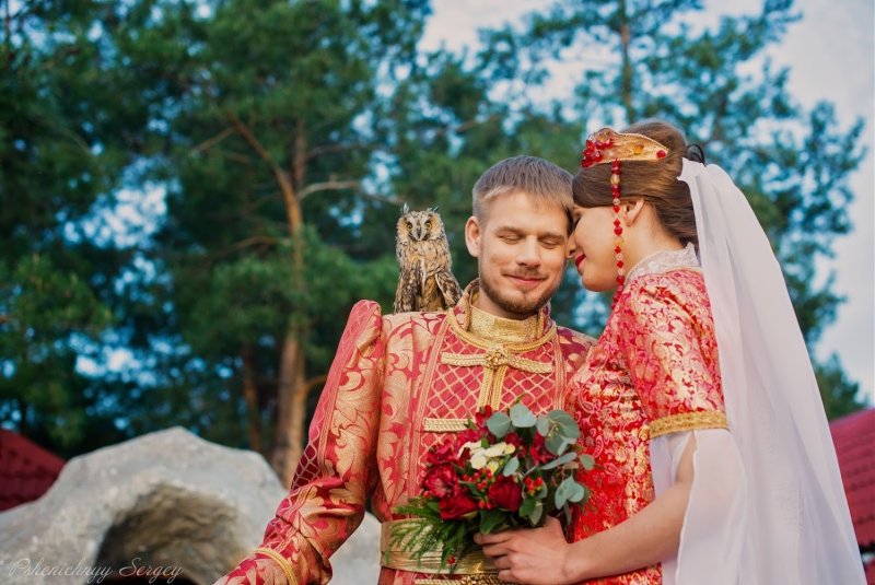 Свадьба в русском стиле