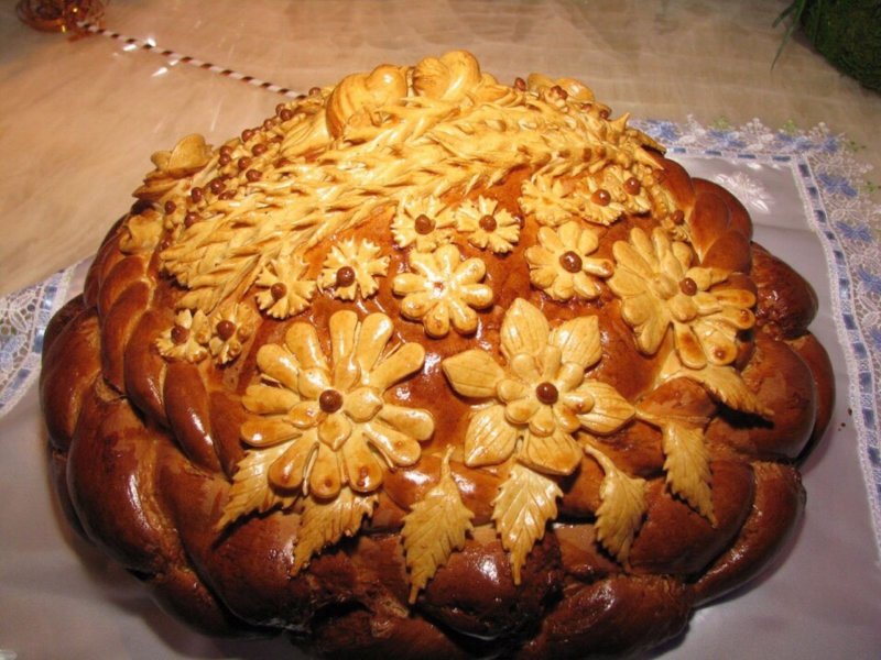 Украшение каравая