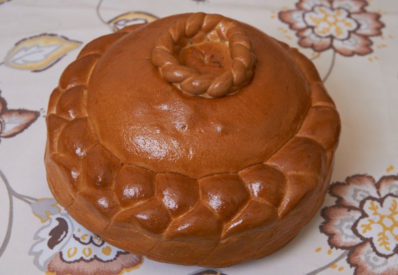 Приготовление свадебного каравая