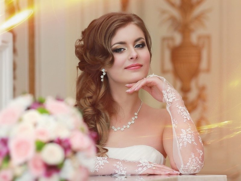 Свадебные прически