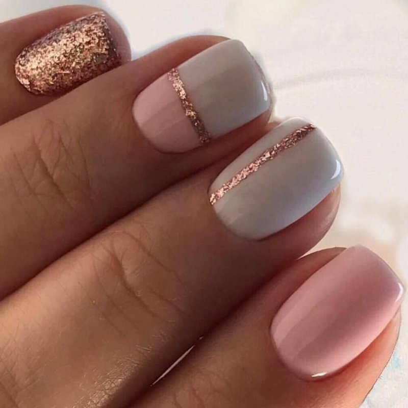 Ногти короткие