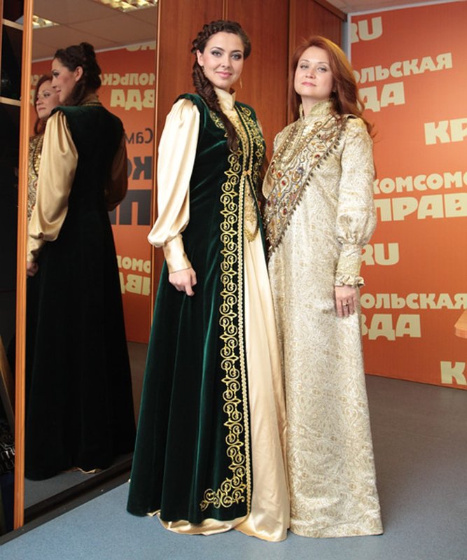 Татарский деревенский костюм