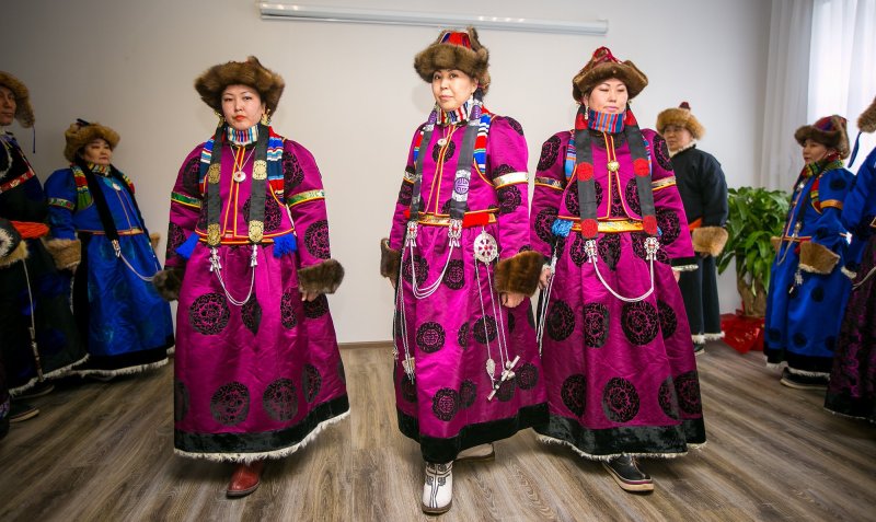Национальный костюм Хоринских бурят