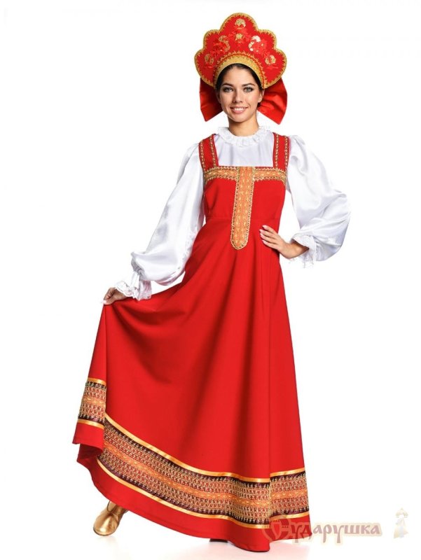 Деревенский сарафан