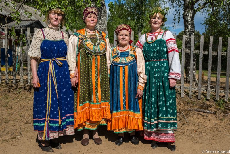 Вепсы национальный костюм
