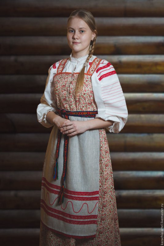 Финский средневековый костюм женский