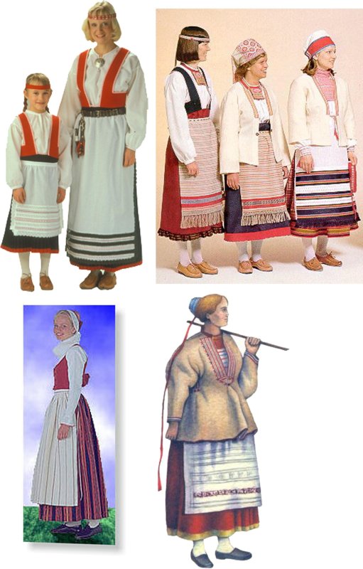 Карелы внешность