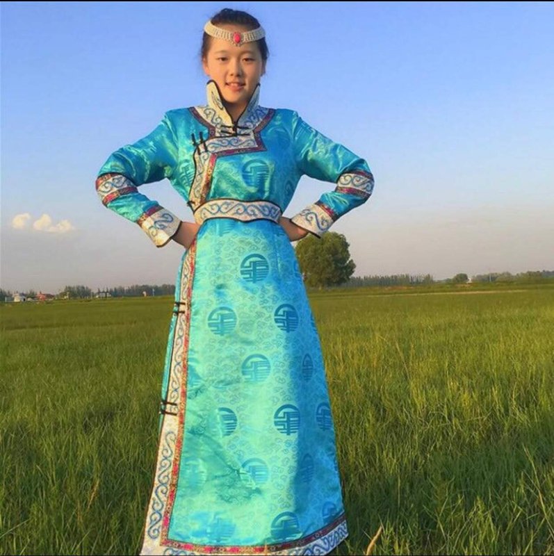 Тувинские платья для женщин