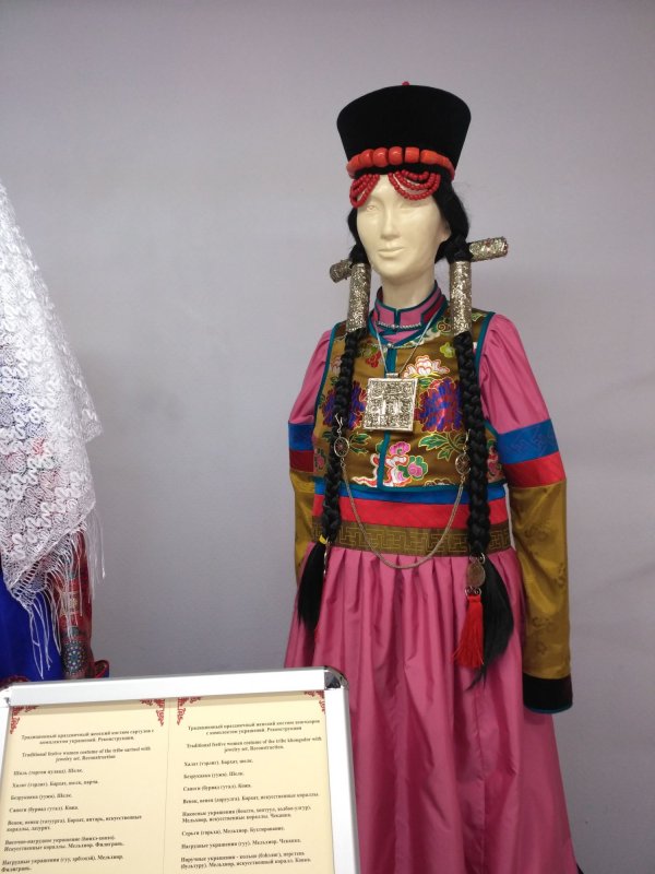Костюм хонгодоров Бурятский национальный