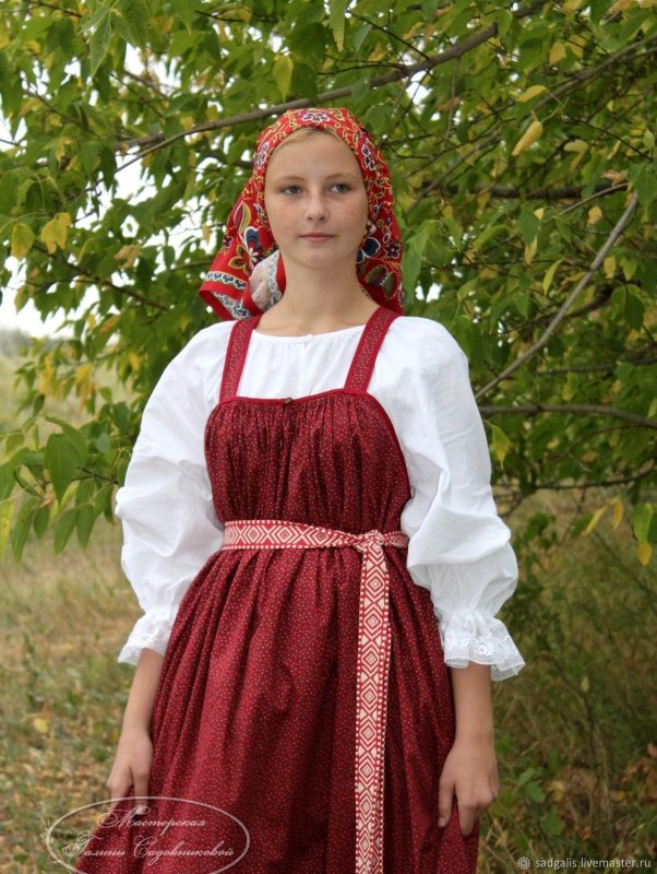 Аргунов девушка в кокошнике