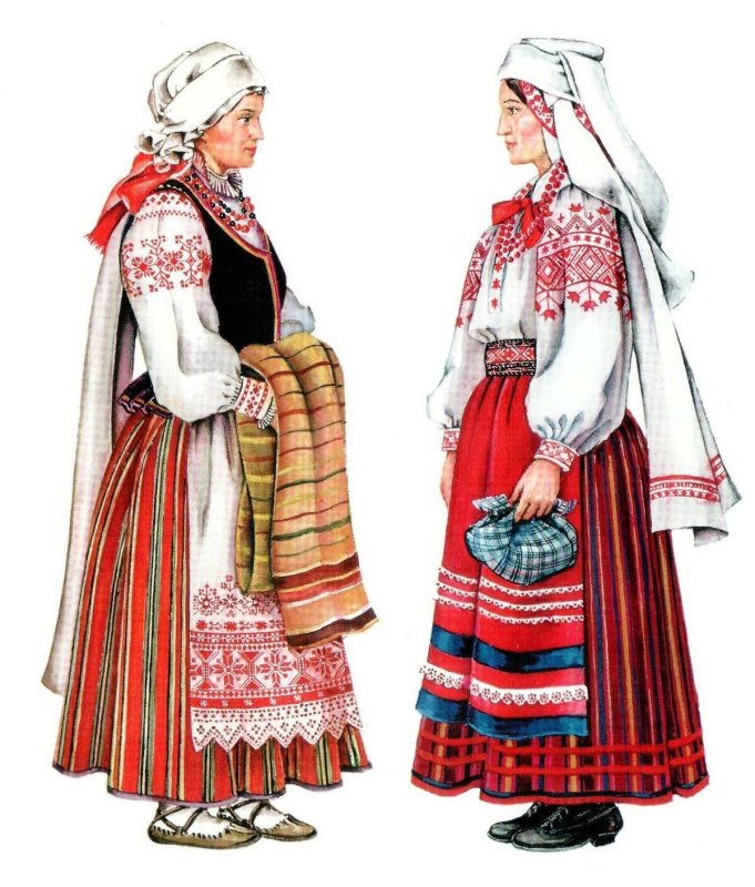 Народный костюм Белоруссии