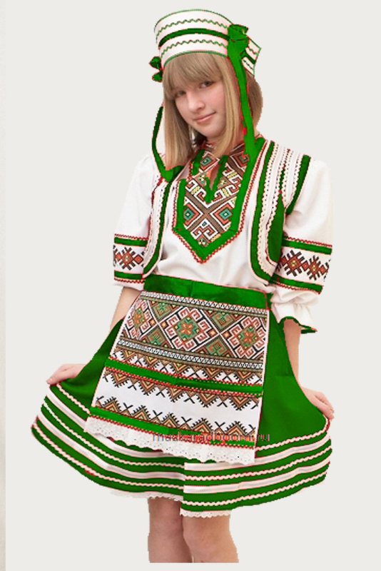 Женский белорусский национальный понева