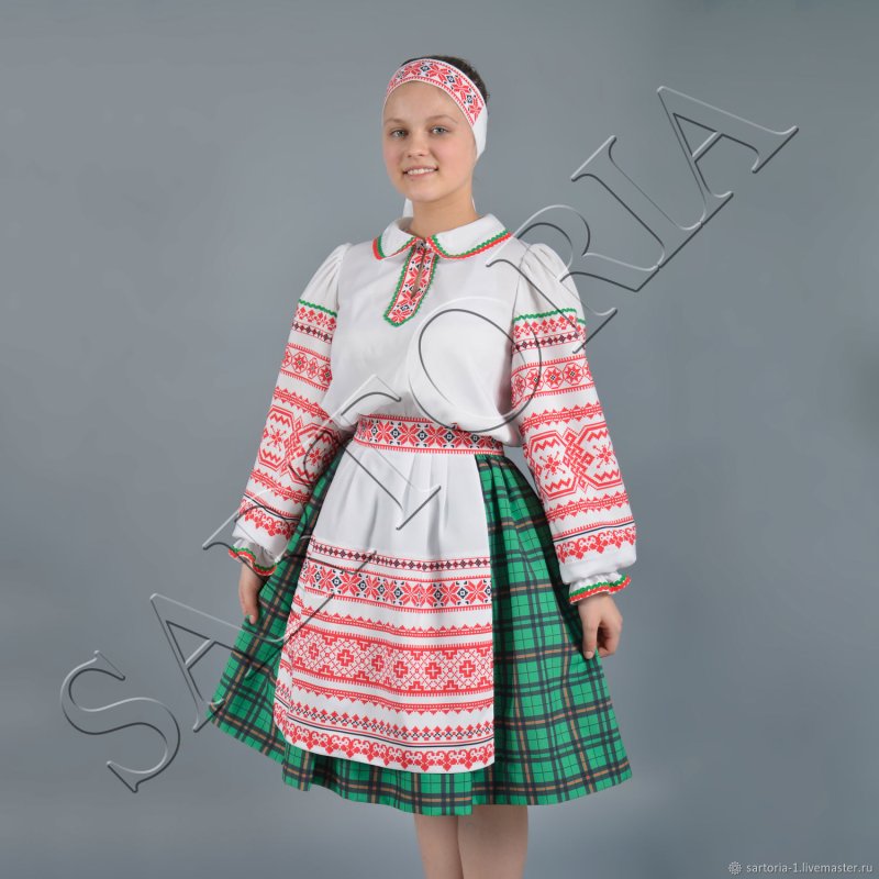 Белорусский костюм женский