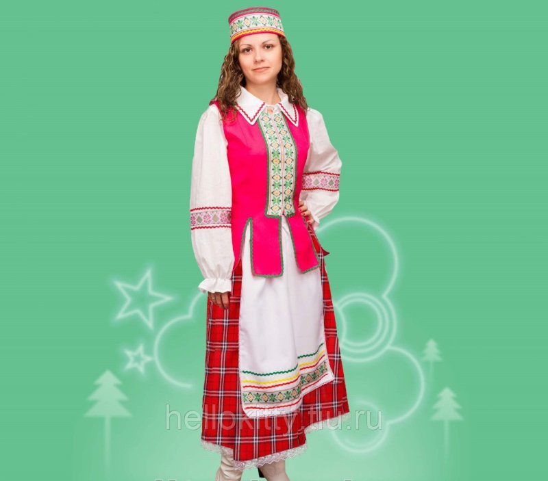 Белорусский костюм 19 века