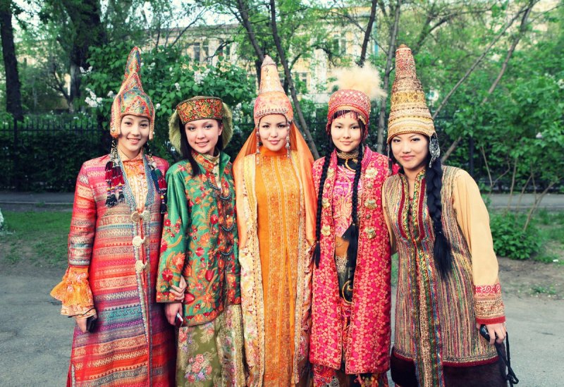 Казахский национальный костюм