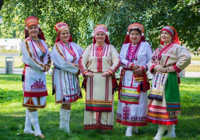 Мордва Мокша национальный костюм