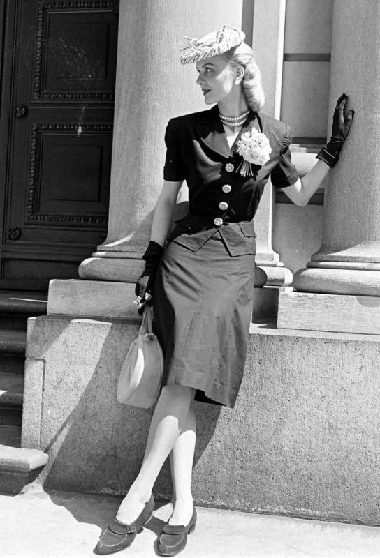 Мода 1940х Америка
