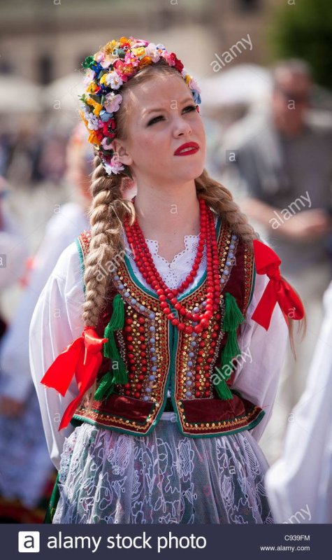 Польский народный костюм Краковский