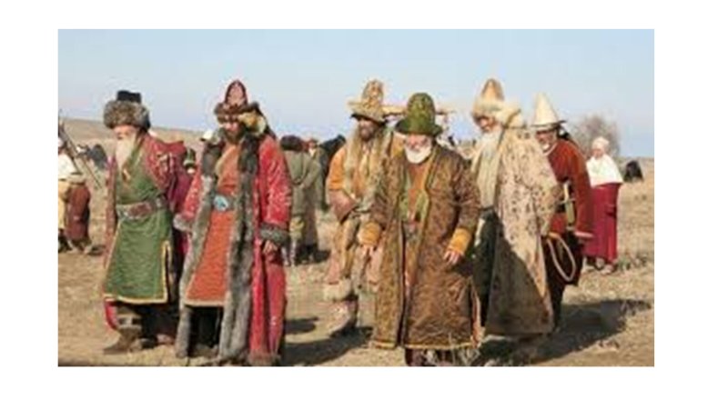 Казахский национальный костюм женский