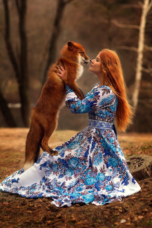 Платье Лисичка для девочки