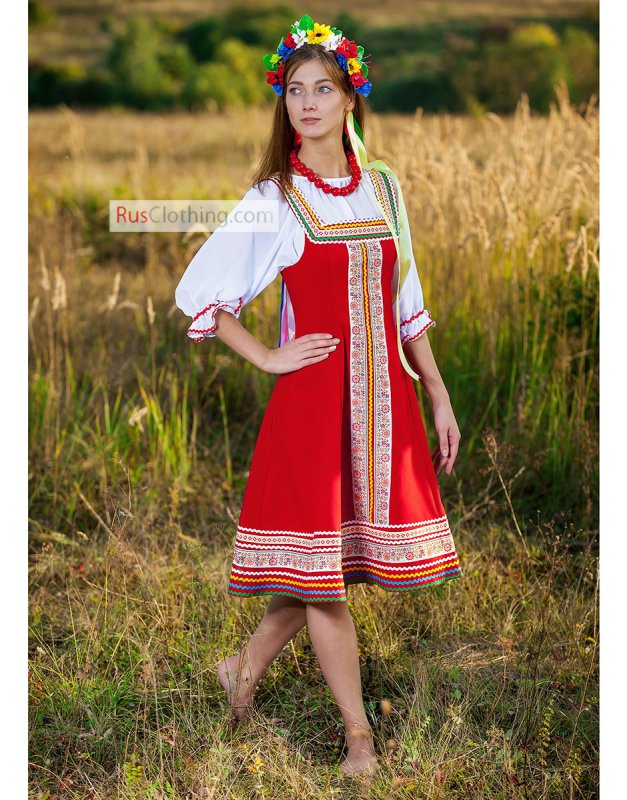 Русская красавица в кокошнике