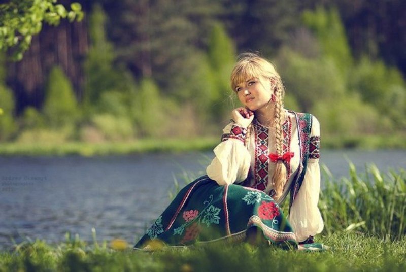 Славянский сарафан