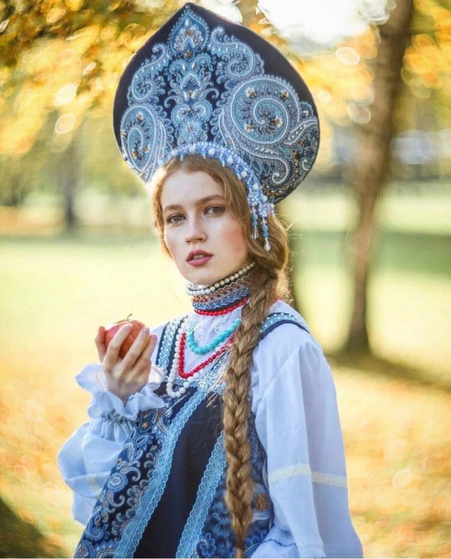 Фотосессия в русском стиле