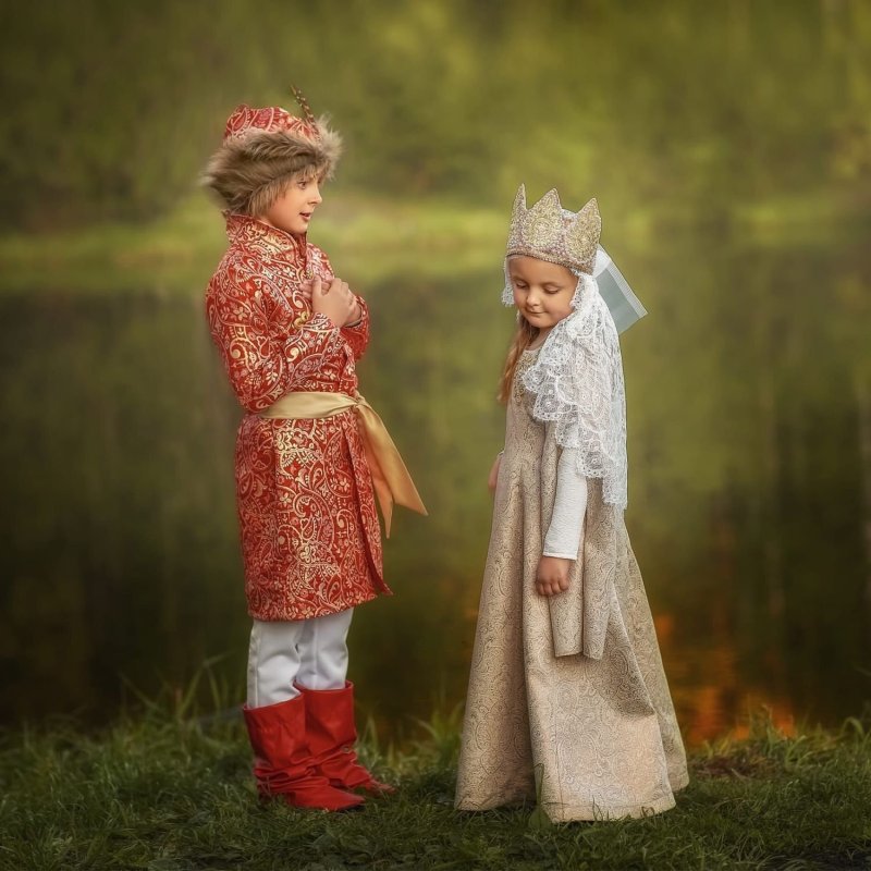 Фотосессия в русском стиле