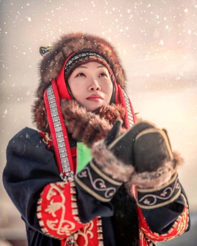 Зимний Якутский наряд