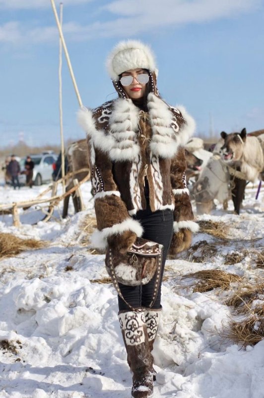 Долганская одежда мужская