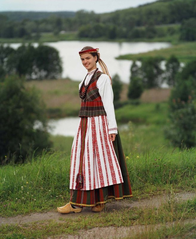 +Латышский латыши Латвия Литовский народный костюм мужской