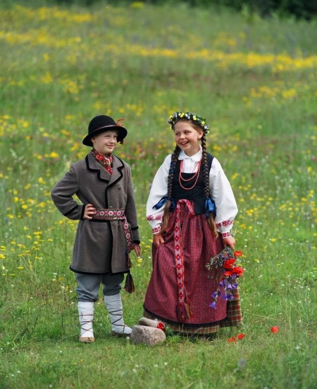 Национальный Литовский костюм Dzūkija