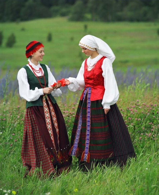Национальный Литовский костюм Dzūkija