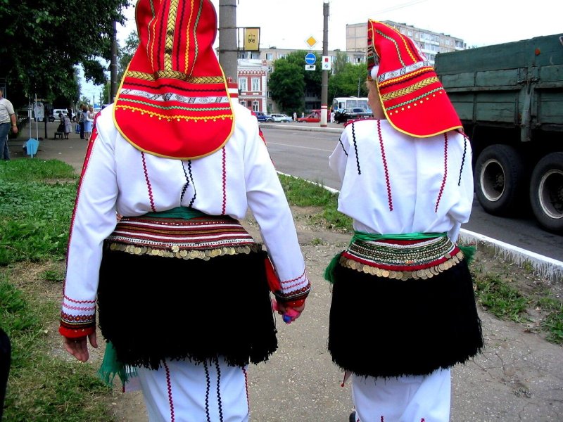 Костюм эрзя национальный Мордовский Пенза