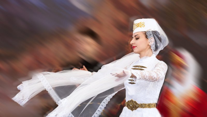 Осетинский национальный костюм женский