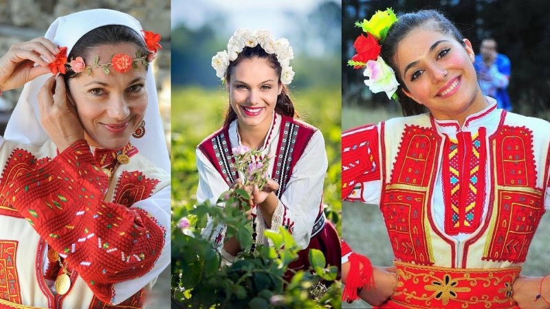 Болгарский костюм женский