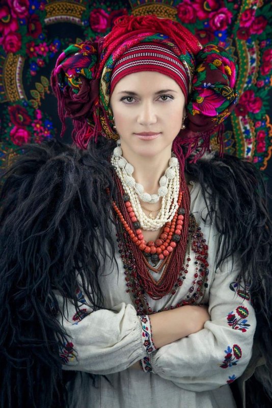 Фотосессия в стиле русская народная