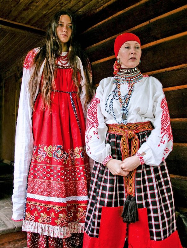 Вепсы национальный костюм